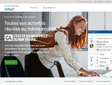 Tablet Screenshot of conseillerspro.intuit.ca