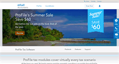 Desktop Screenshot of profile.intuit.ca